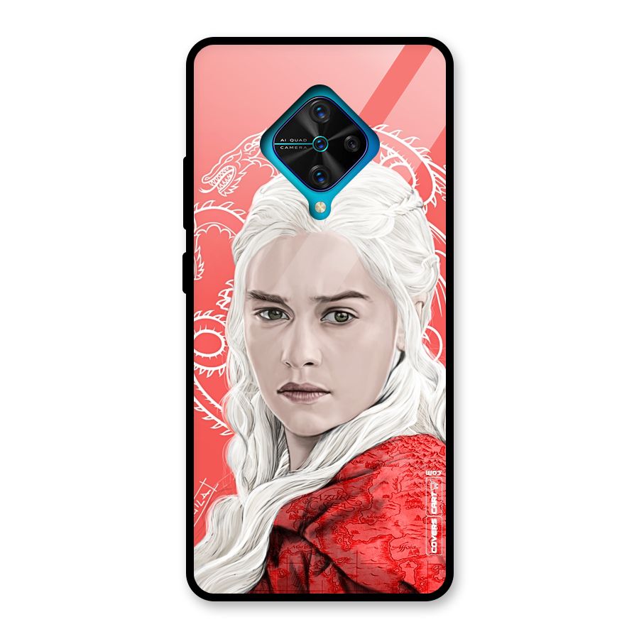 Khaleesi The Living Dragon Glass Back Case for Vivo S1 Pro