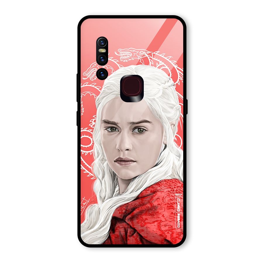 Khaleesi The Living Dragon Glass Back Case for Vivo V15