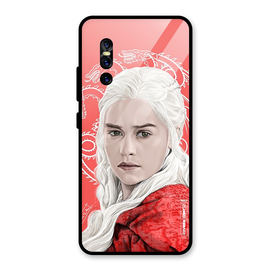 Khaleesi The Living Dragon Glass Back Case for Vivo V15 Pro