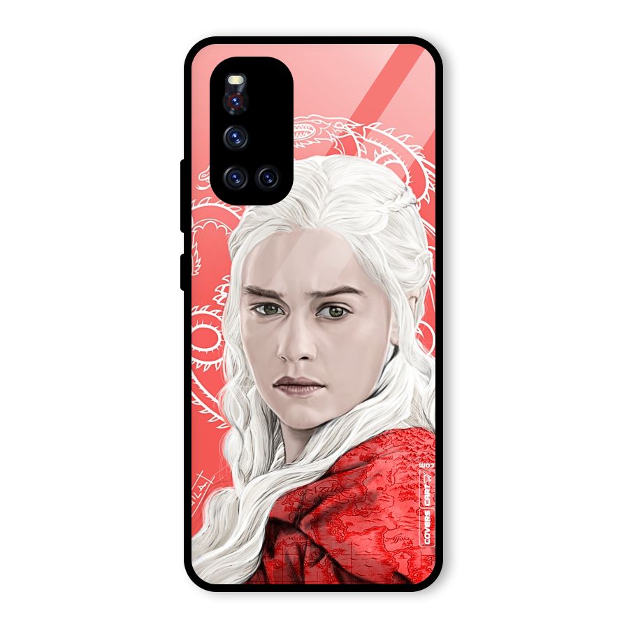 Khaleesi The Living Dragon Glass Back Case for Vivo V19