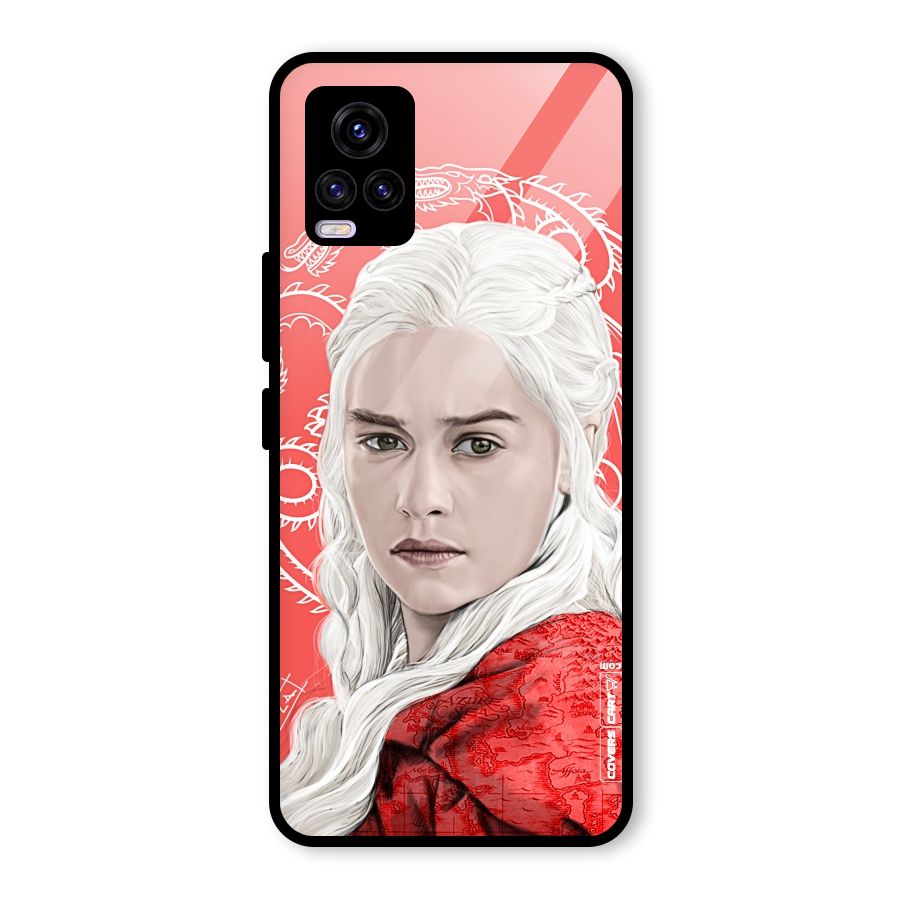 Khaleesi The Living Dragon Glass Back Case for Vivo V20