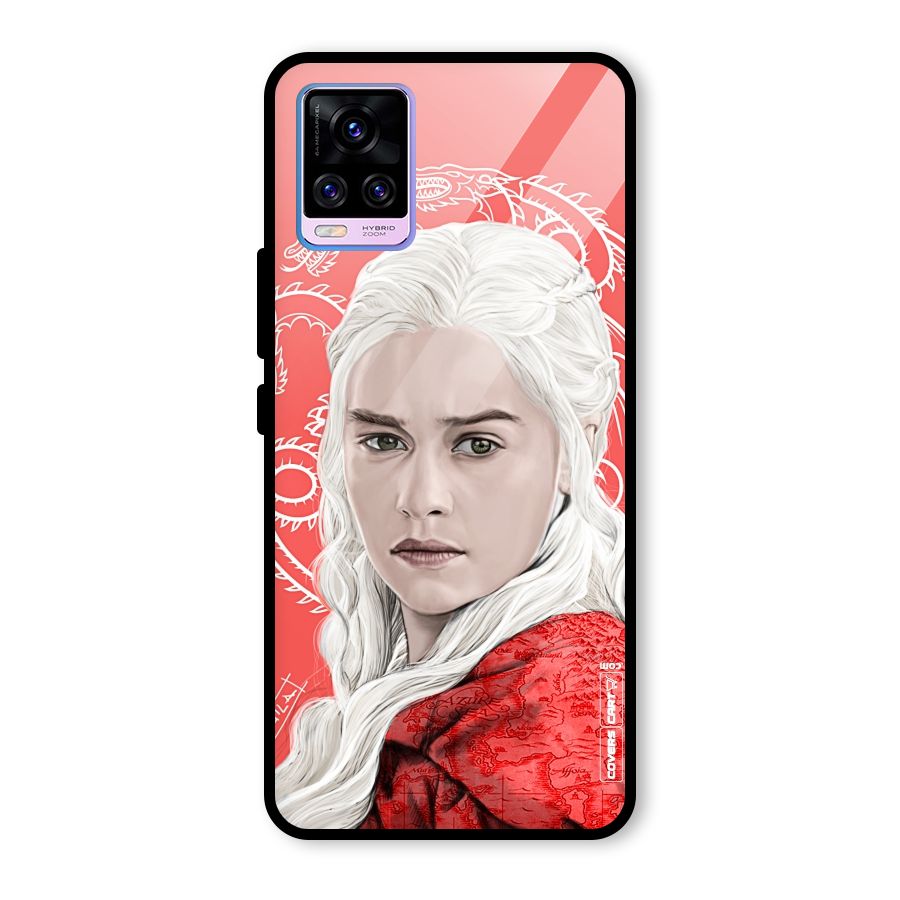 Khaleesi The Living Dragon Glass Back Case for Vivo V20 Pro