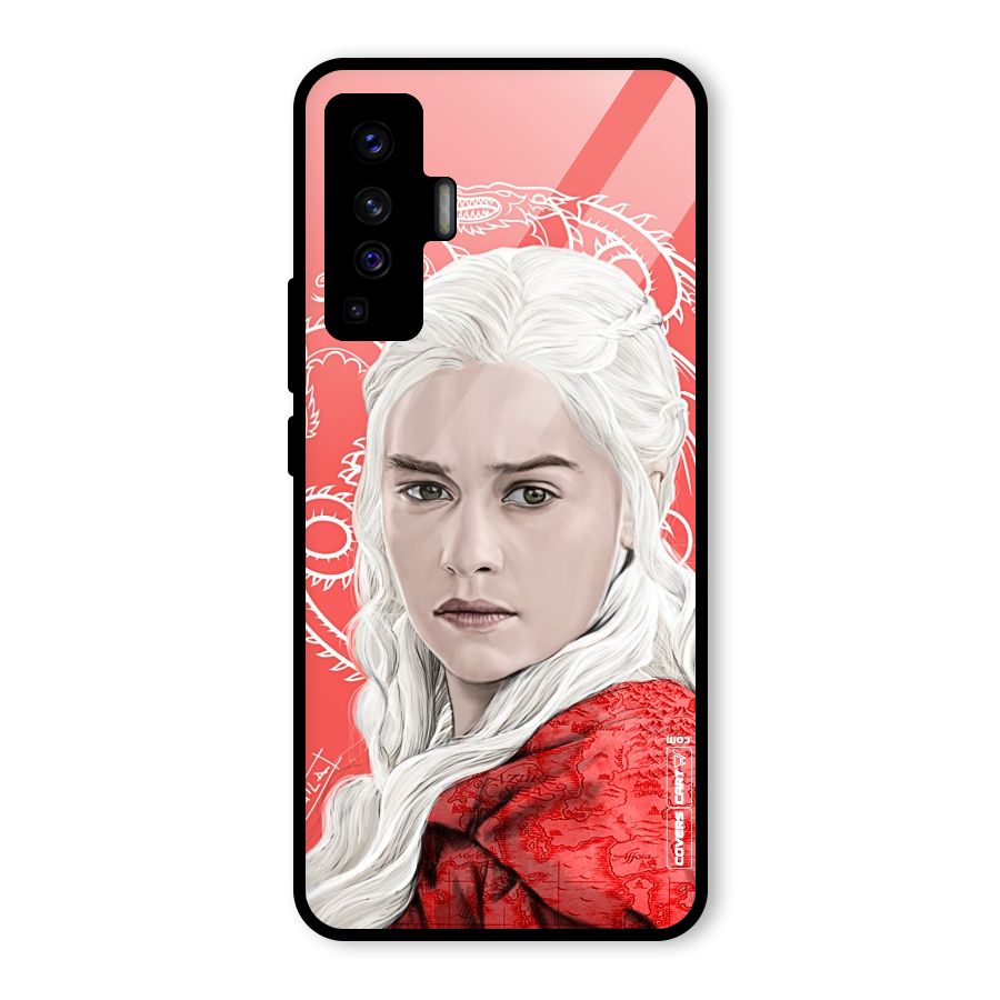 Khaleesi The Living Dragon Glass Back Case for Vivo X50