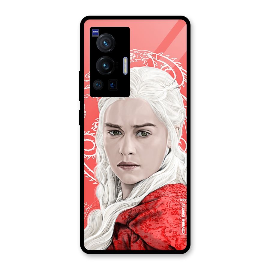 Khaleesi The Living Dragon Glass Back Case for Vivo X70 Pro