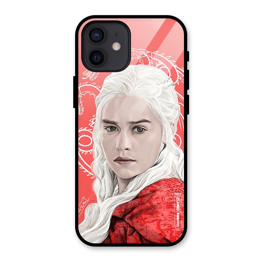 Khaleesi The Living Dragon Glass Back Case for iPhone 12