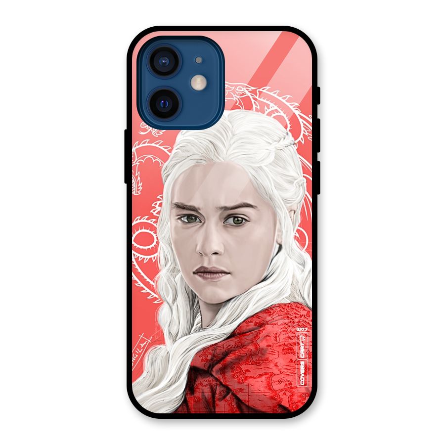 Khaleesi The Living Dragon Glass Back Case for iPhone 12 Mini