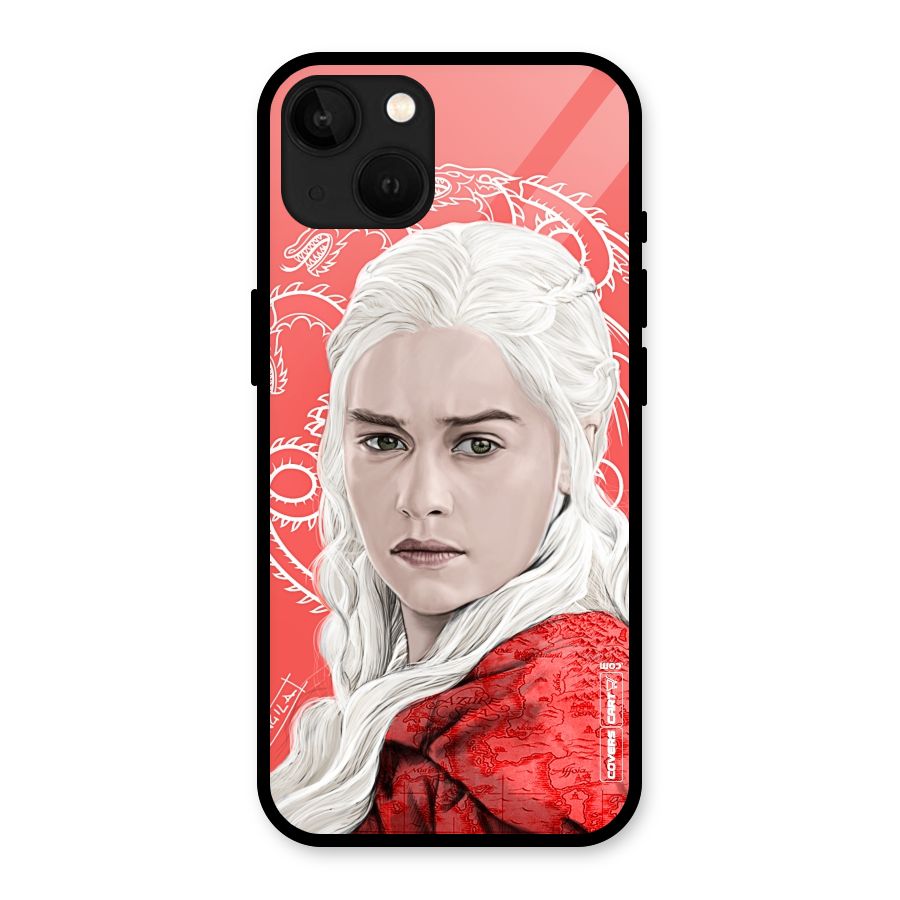 Khaleesi The Living Dragon Glass Back Case for iPhone 13