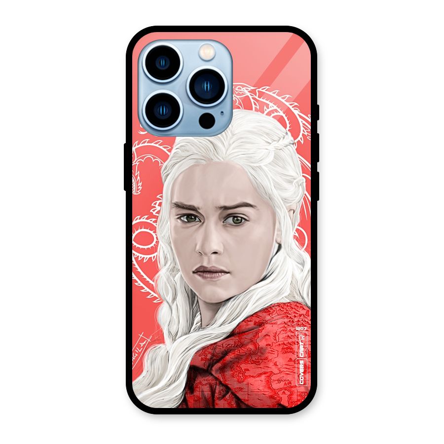 Khaleesi The Living Dragon Glass Back Case for iPhone 13 Pro