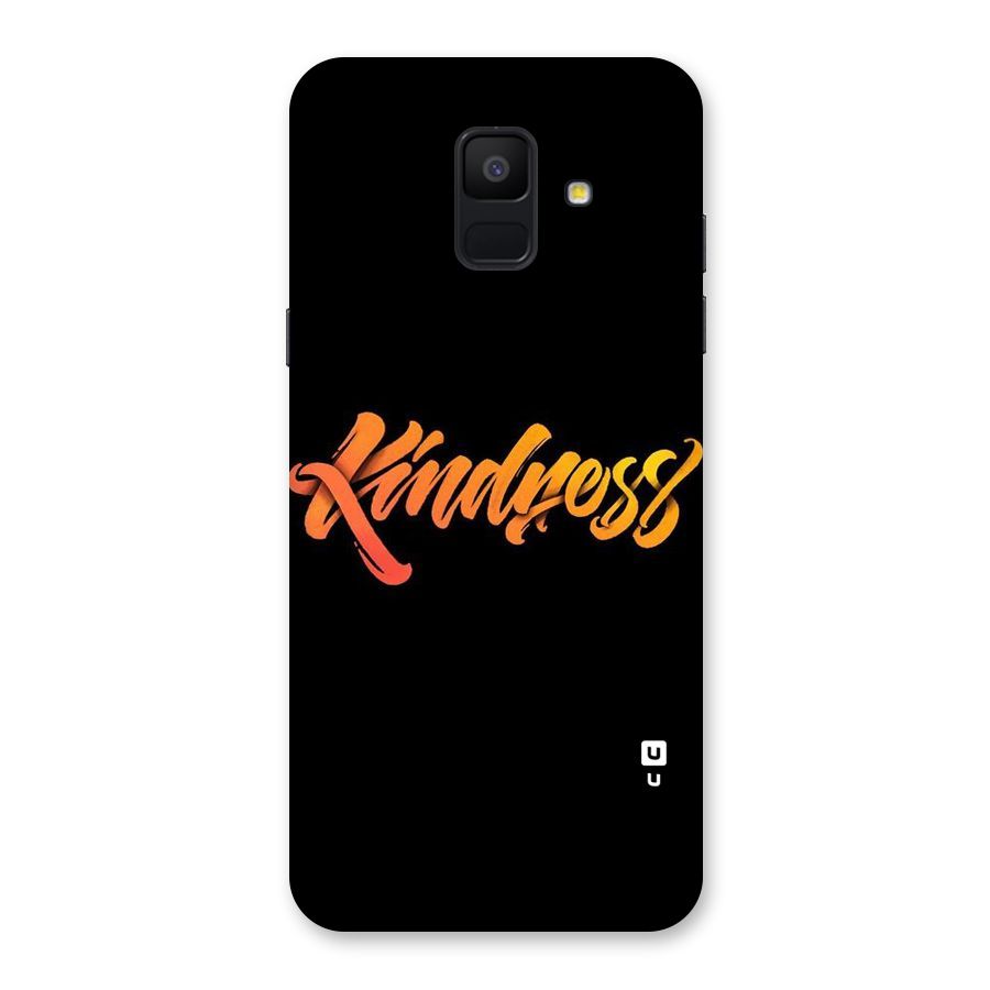 Kindness Back Case for Galaxy A6 (2018)