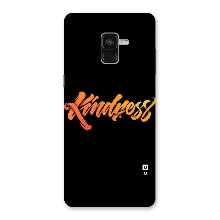 Kindness Back Case for Galaxy A8 Plus