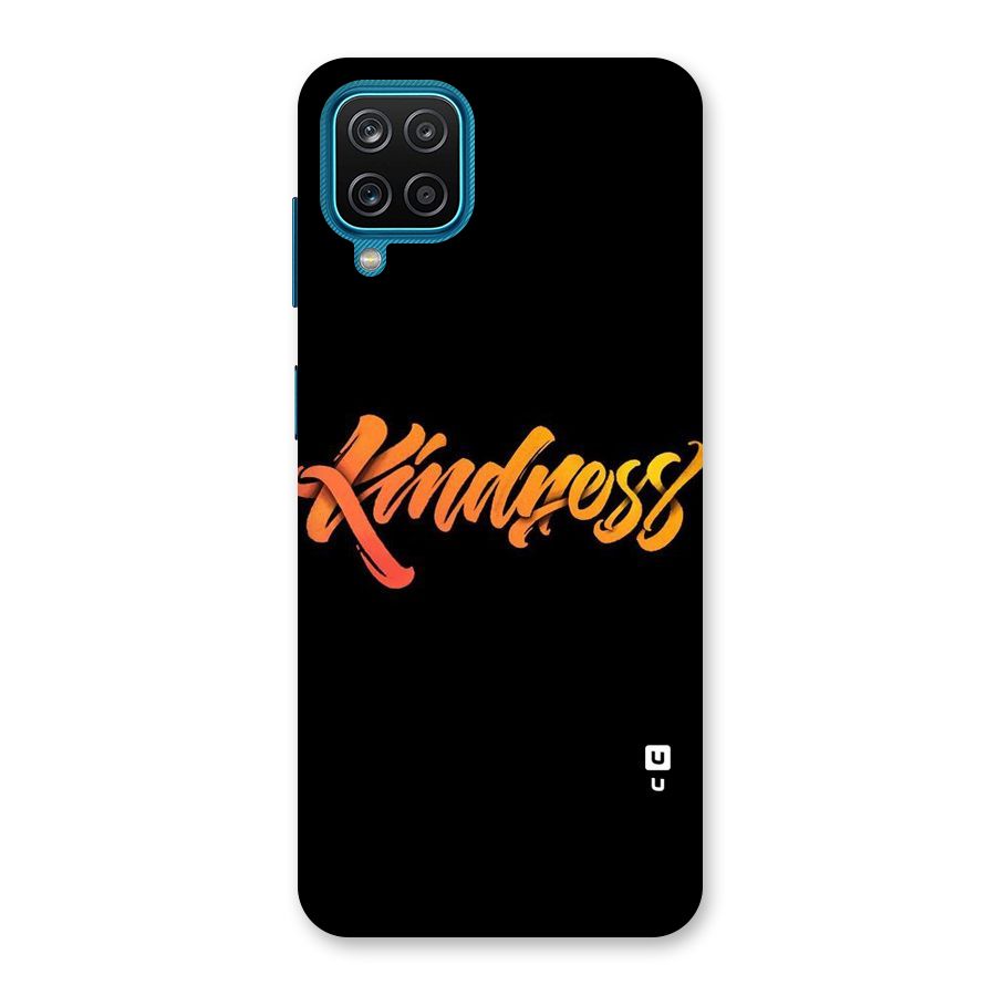 Kindness Back Case for Galaxy F12