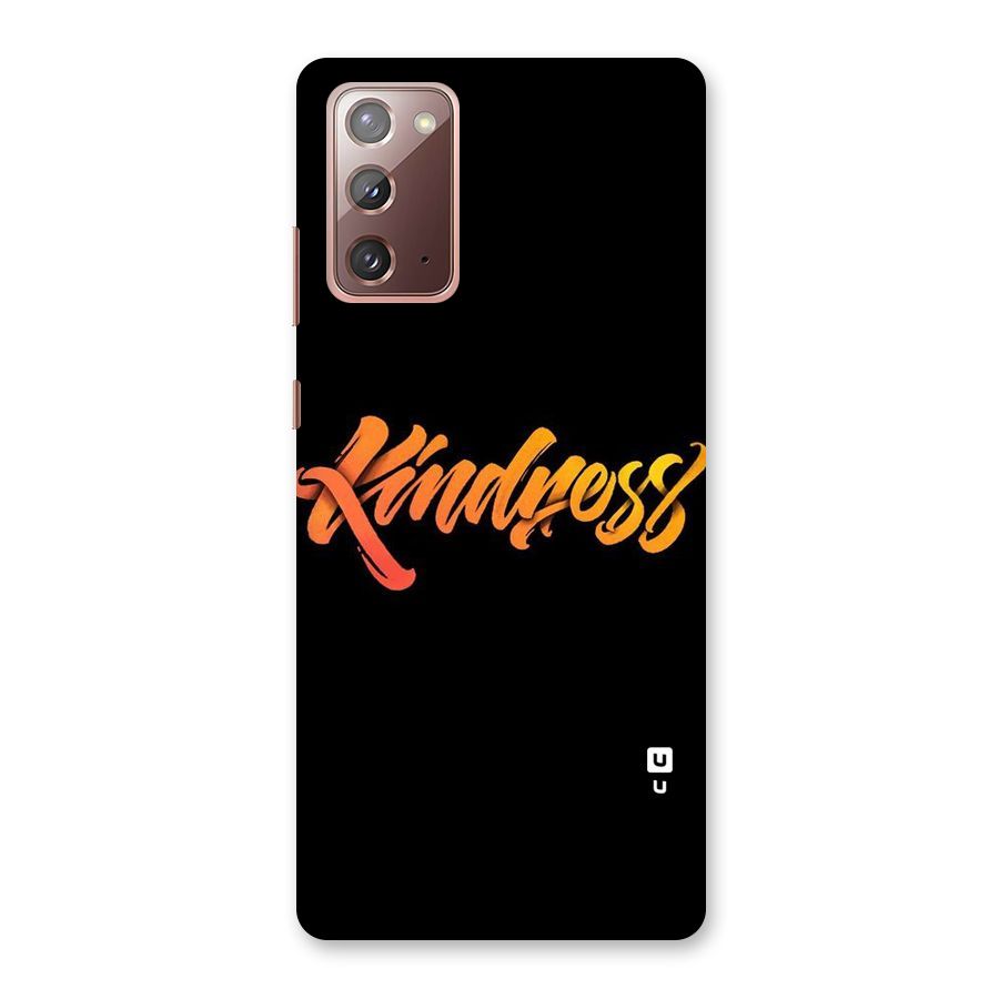 Kindness Back Case for Galaxy Note 20