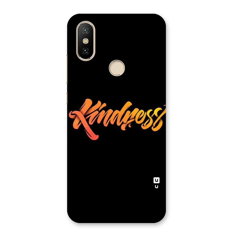 Kindness Back Case for Mi A2