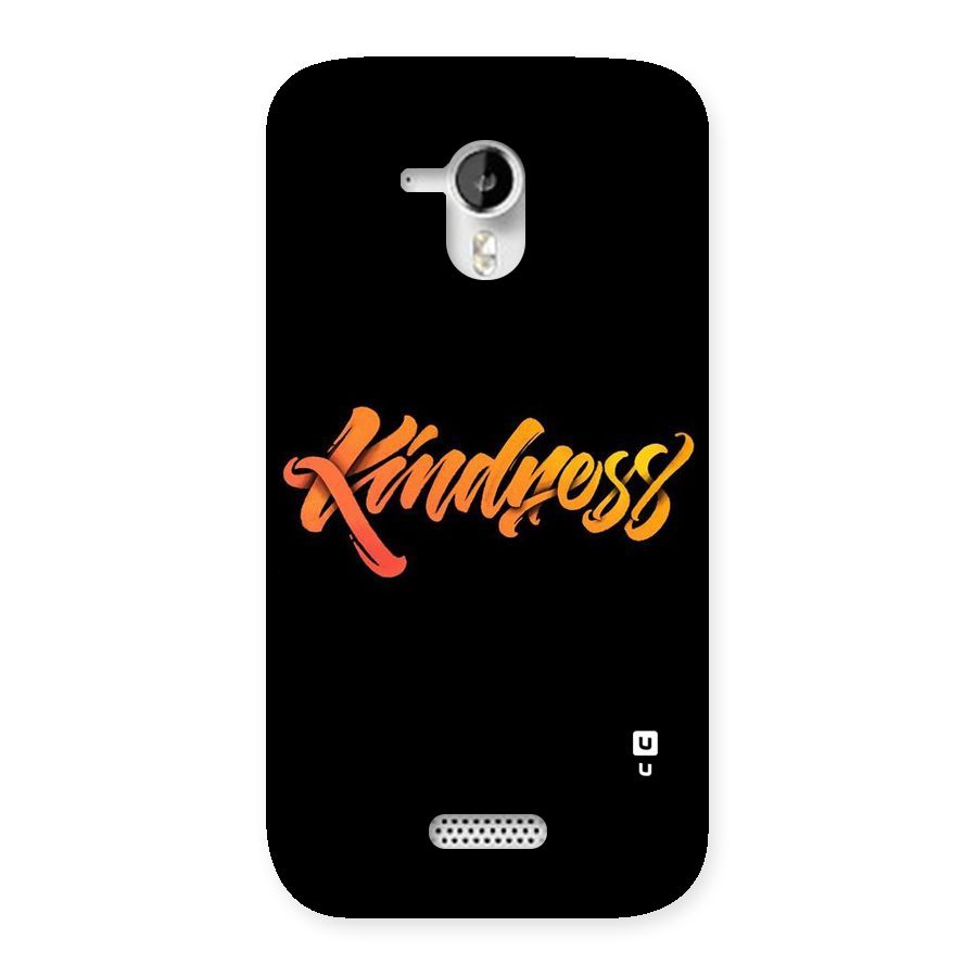 Kindness Back Case for Micromax Canvas HD A116