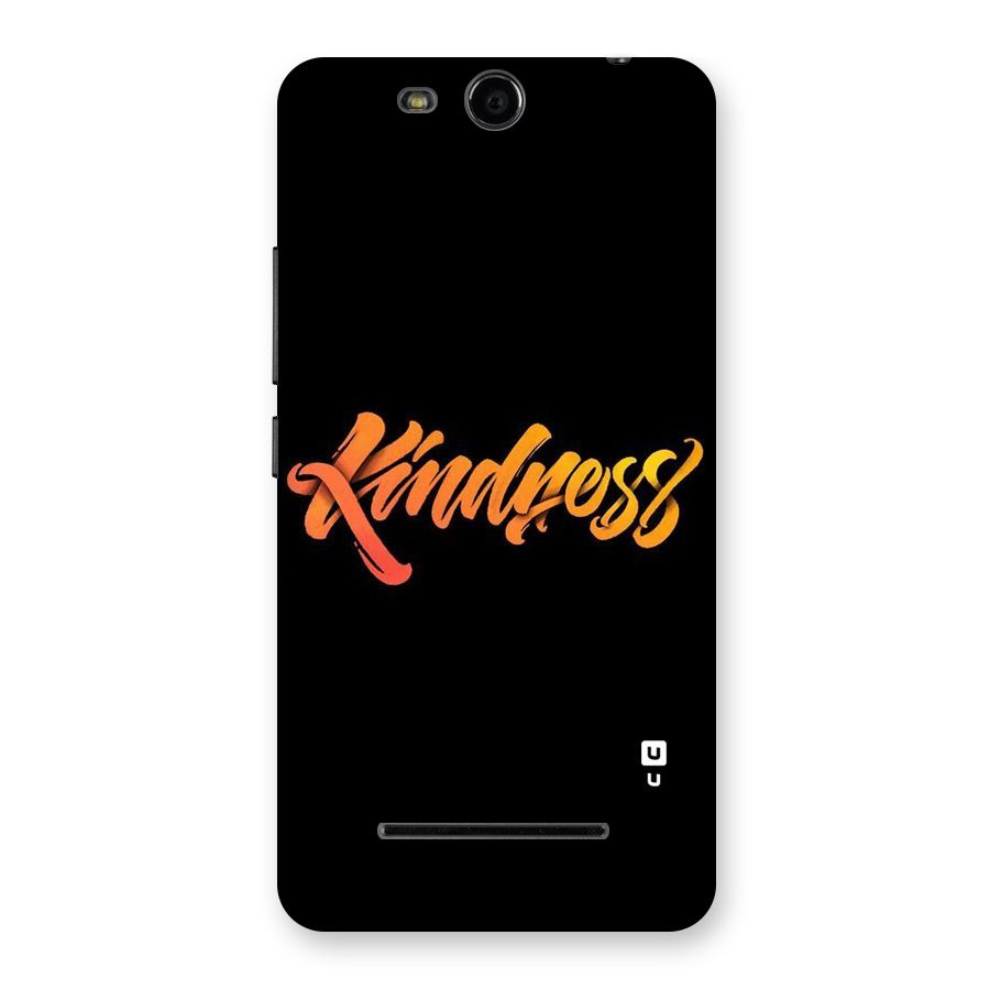 Kindness Back Case for Micromax Canvas Juice 3 Q392