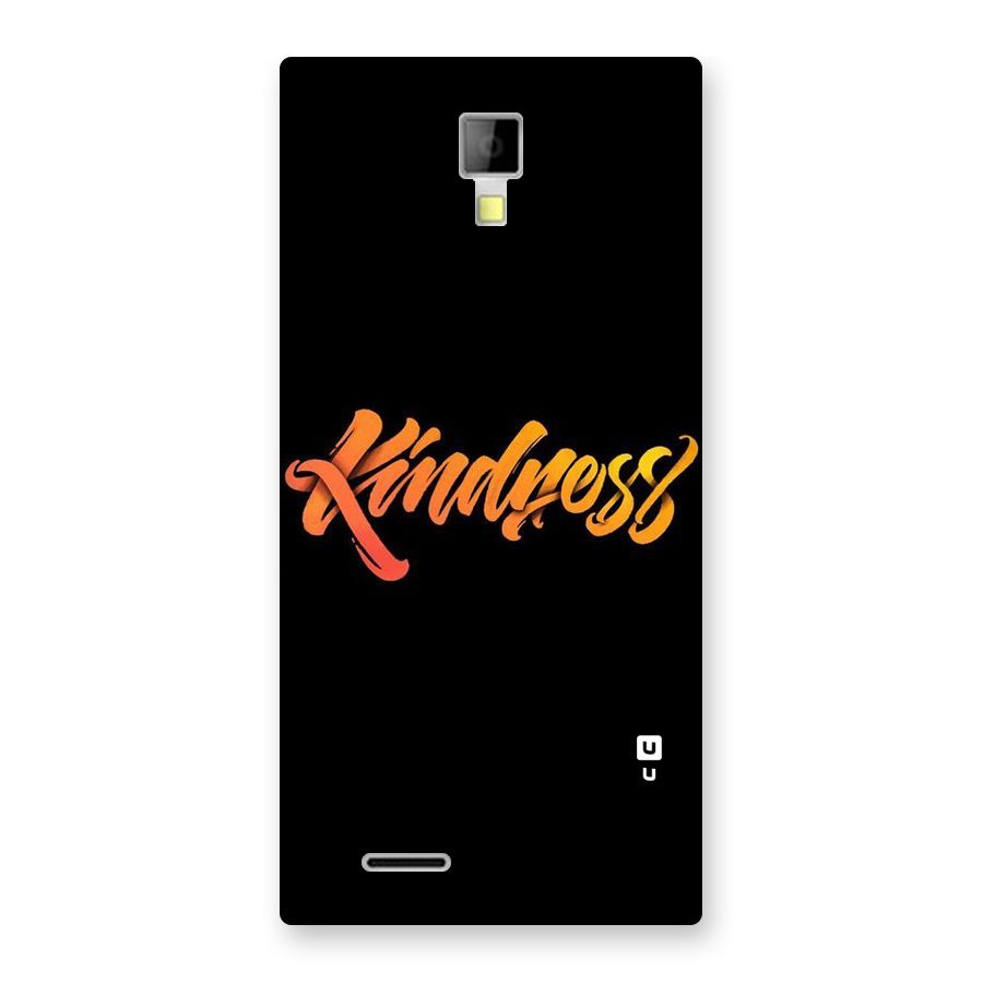 Kindness Back Case for Micromax Canvas Xpress A99