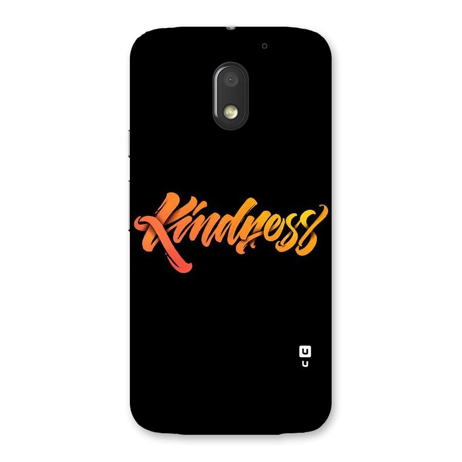 Kindness Back Case for Moto E3 Power