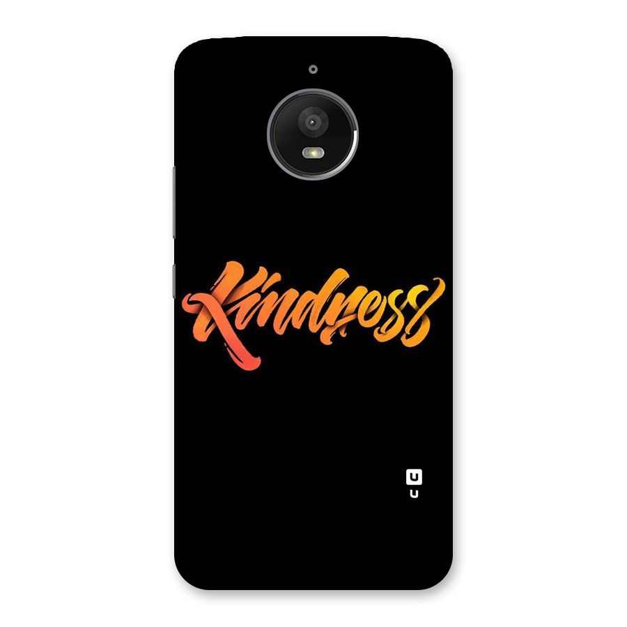 Kindness Back Case for Moto E4 Plus