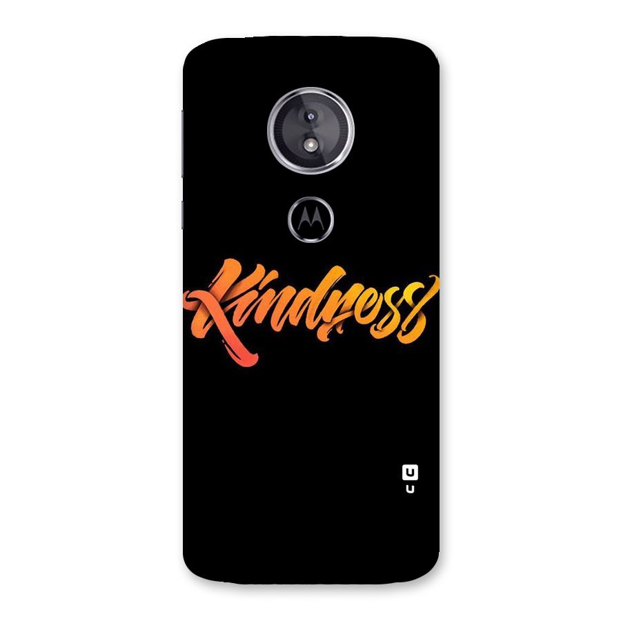 Kindness Back Case for Moto E5
