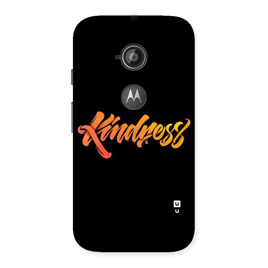 Kindness Back Case for Moto E 2nd Gen