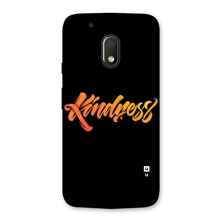 Kindness Back Case for Moto G4 Play