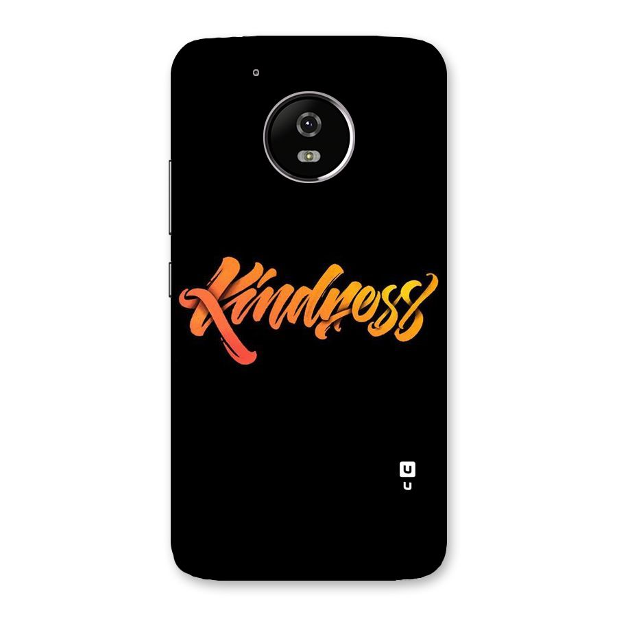 Kindness Back Case for Moto G5