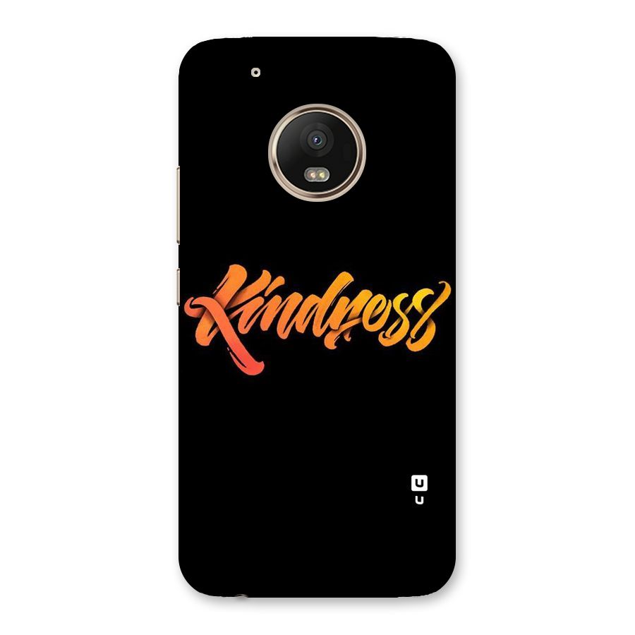 Kindness Back Case for Moto G5 Plus