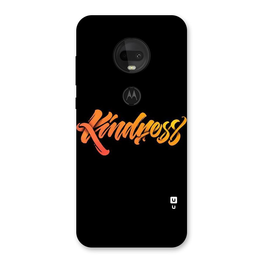 Kindness Back Case for Moto G7