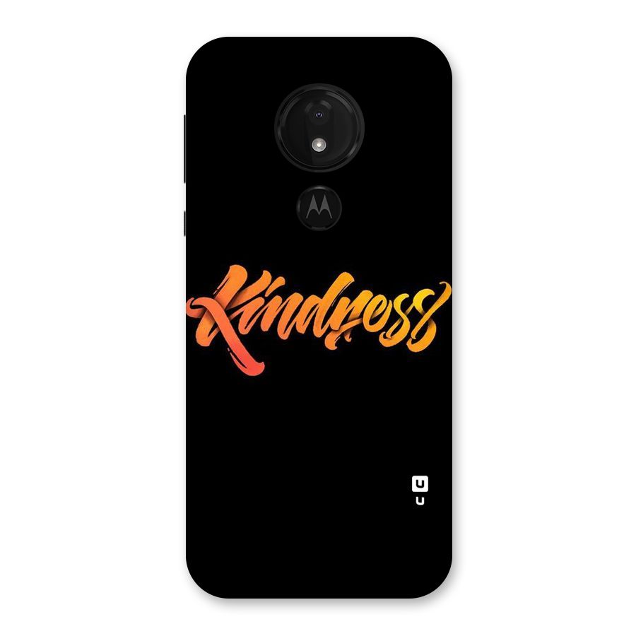 Kindness Back Case for Moto G7 Power