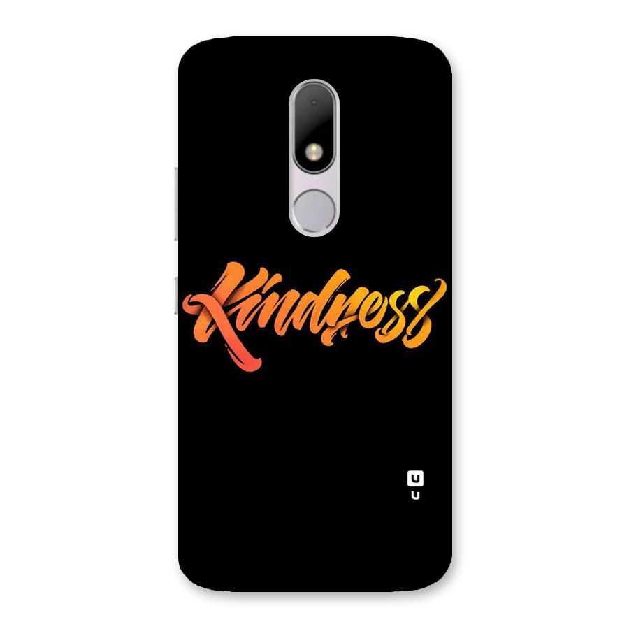 Kindness Back Case for Moto M