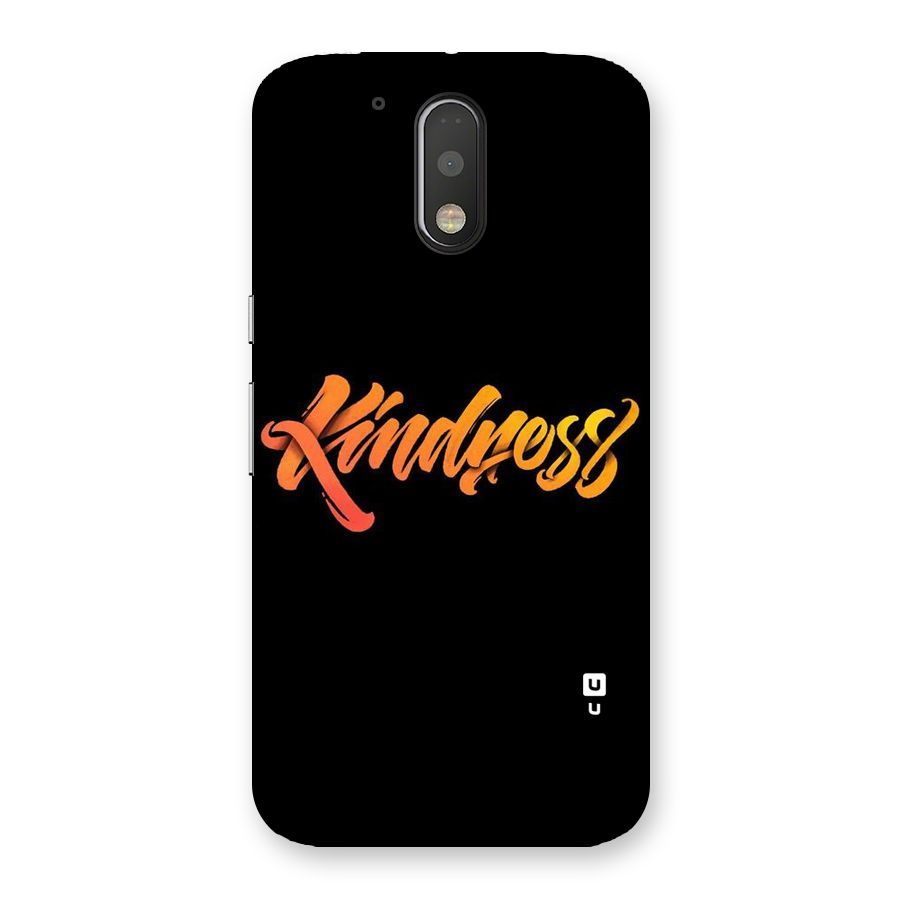 Kindness Back Case for Motorola Moto G4