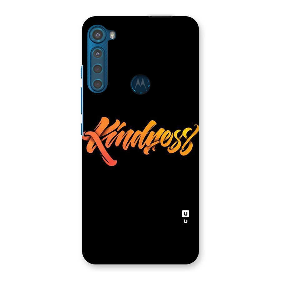 Kindness Back Case for Motorola One Fusion Plus