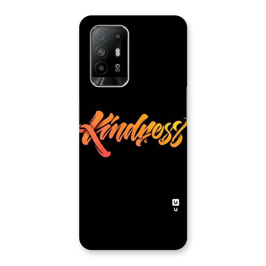 Kindness Back Case for Oppo F19 Pro Plus 5G