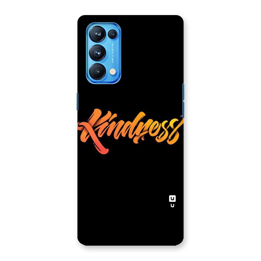 Kindness Back Case for Oppo Reno5 Pro 5G