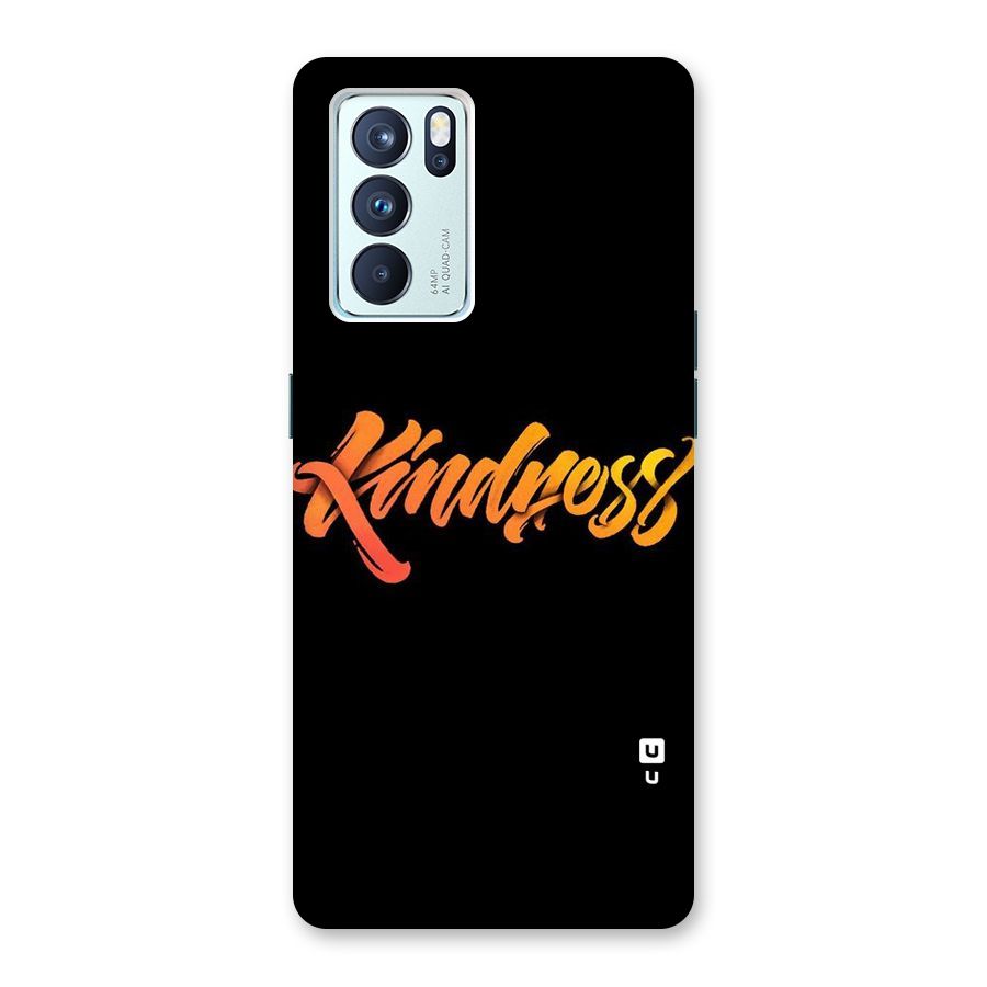 Kindness Back Case for Oppo Reno6 Pro 5G