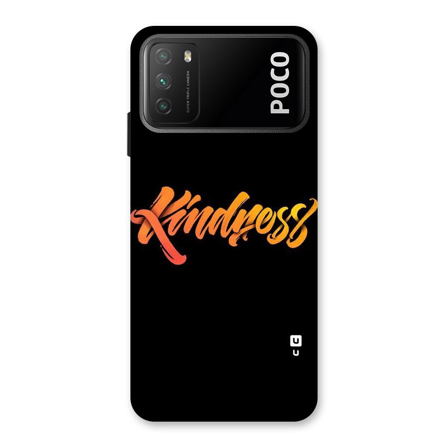 Kindness Back Case for Poco M3