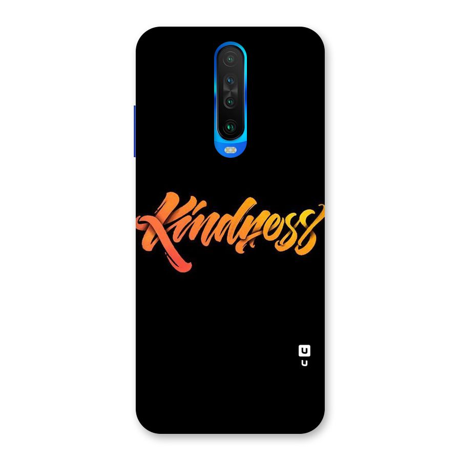 Kindness Back Case for Poco X2