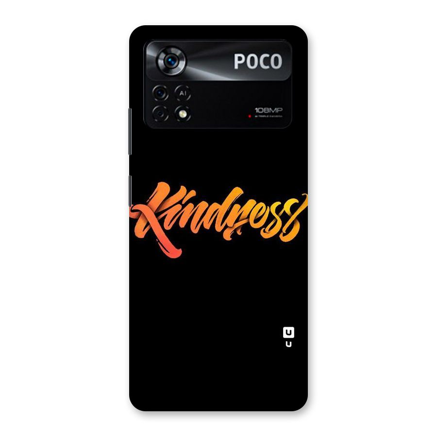 Kindness Back Case for Poco X4 Pro 5G