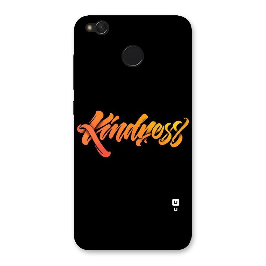 Kindness Back Case for Redmi 4