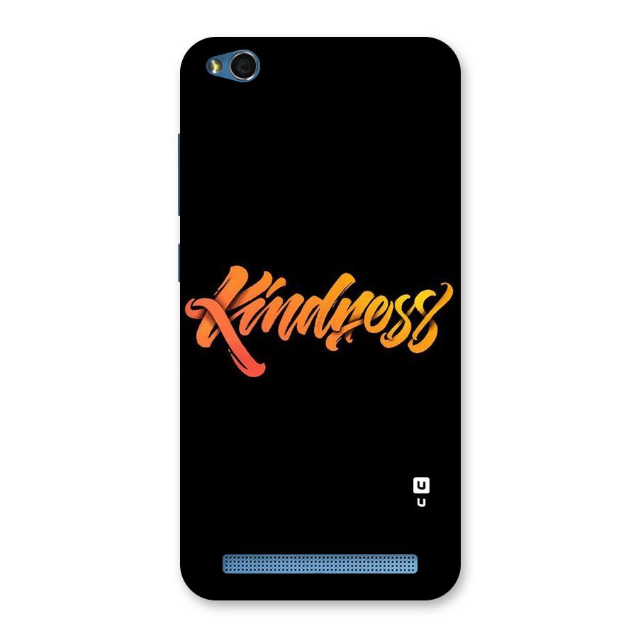 Kindness Back Case for Redmi 5A