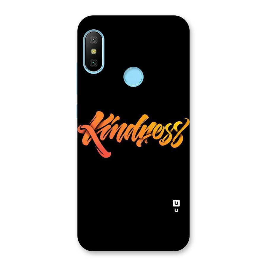 Kindness Back Case for Redmi 6 Pro