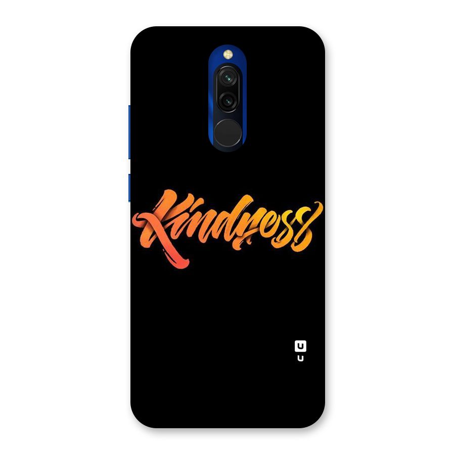 Kindness Back Case for Redmi 8