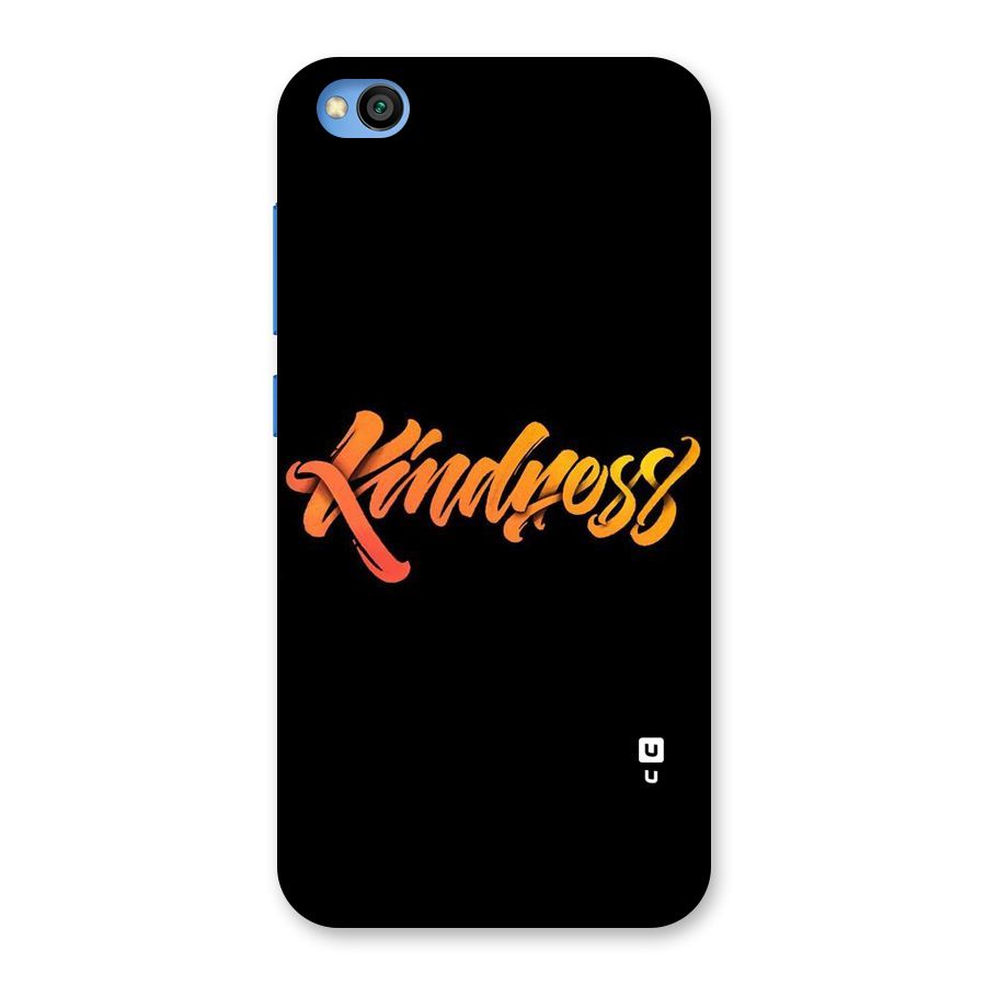 Kindness Back Case for Redmi Go