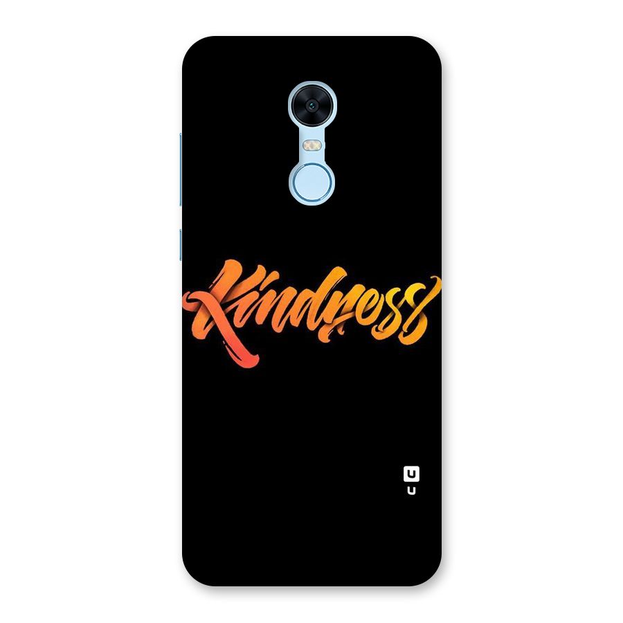 Kindness Back Case for Redmi Note 5