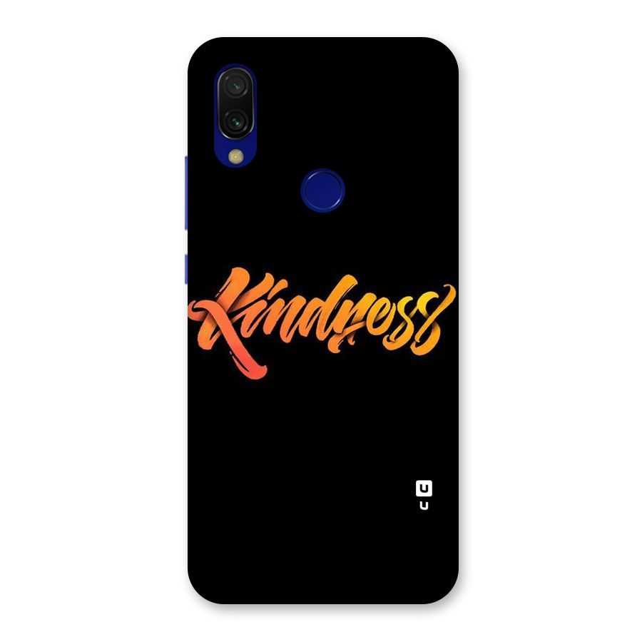 Kindness Back Case for Redmi Y3