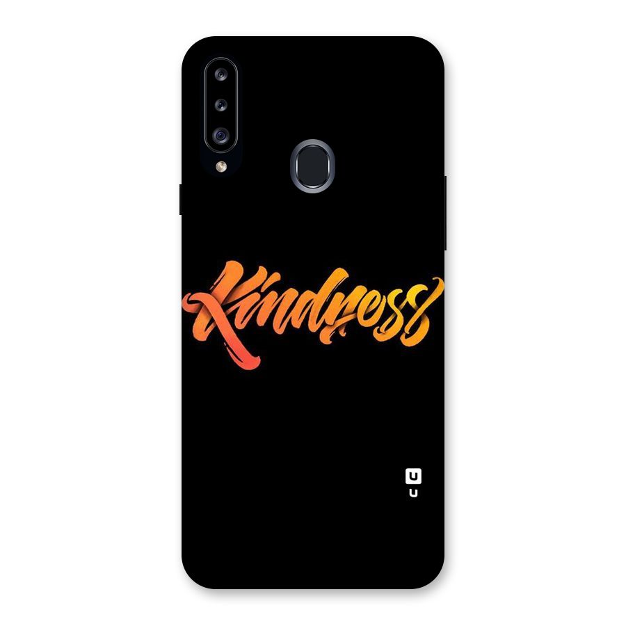 Kindness Back Case for Samsung Galaxy A20s