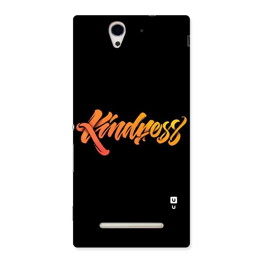 Kindness Back Case for Sony Xperia C3