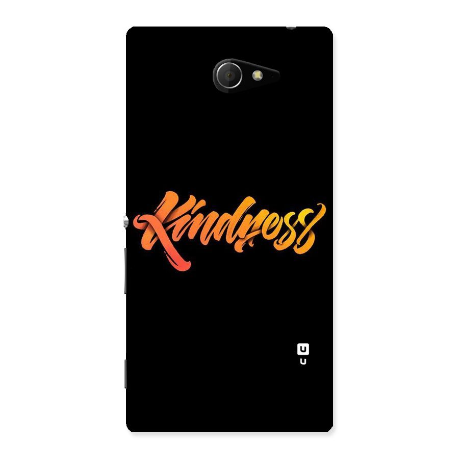 Kindness Back Case for Sony Xperia M2