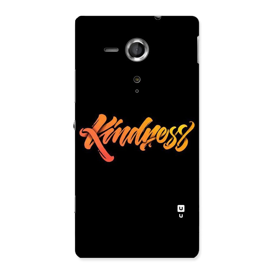 Kindness Back Case for Sony Xperia SP
