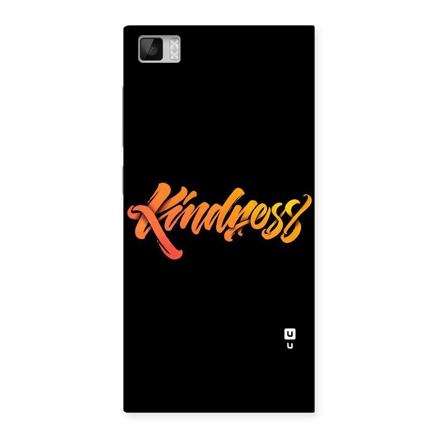 Kindness Back Case for Xiaomi Mi3
